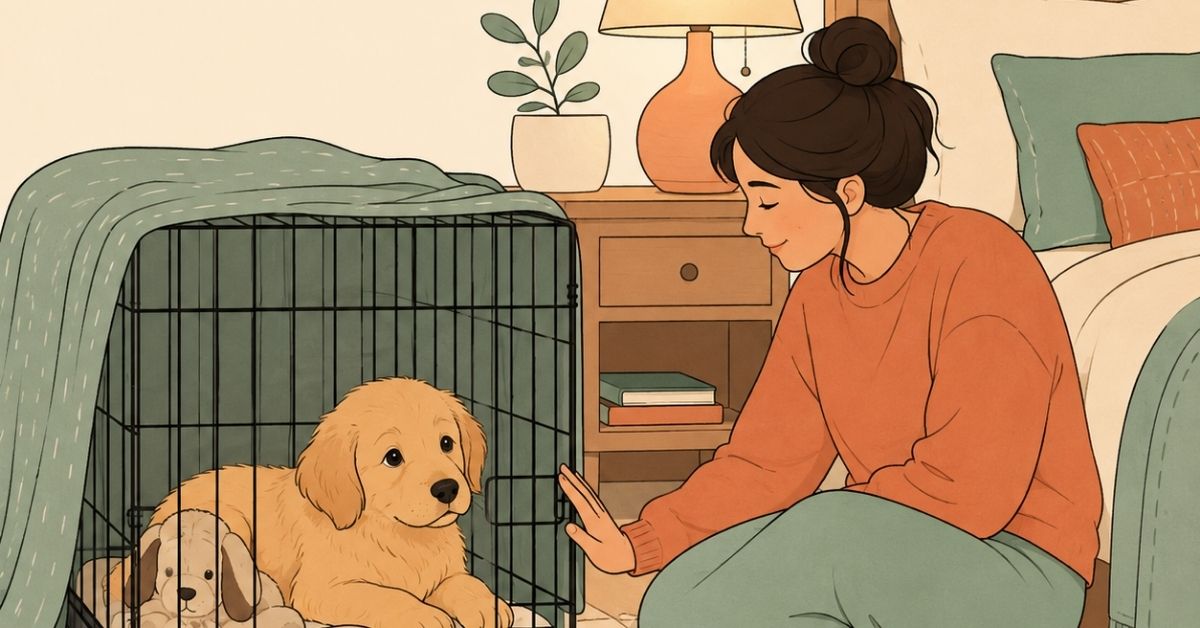 You are currently viewing Puppy Crying in Crate? 7 Reasons It Happens and How to Stop It